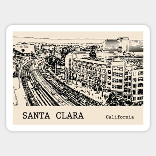 Santa Clara California Sticker
